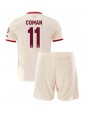 Bayern Munich Kingsley Coman #11 Ausweichtrikot für Kinder 2024-25 Kurzarm (+ Kurze Hosen)